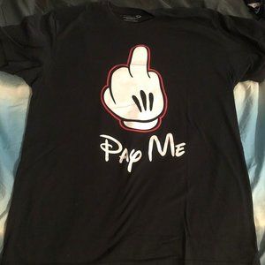 Black Mickey Mouse shirt NSFW